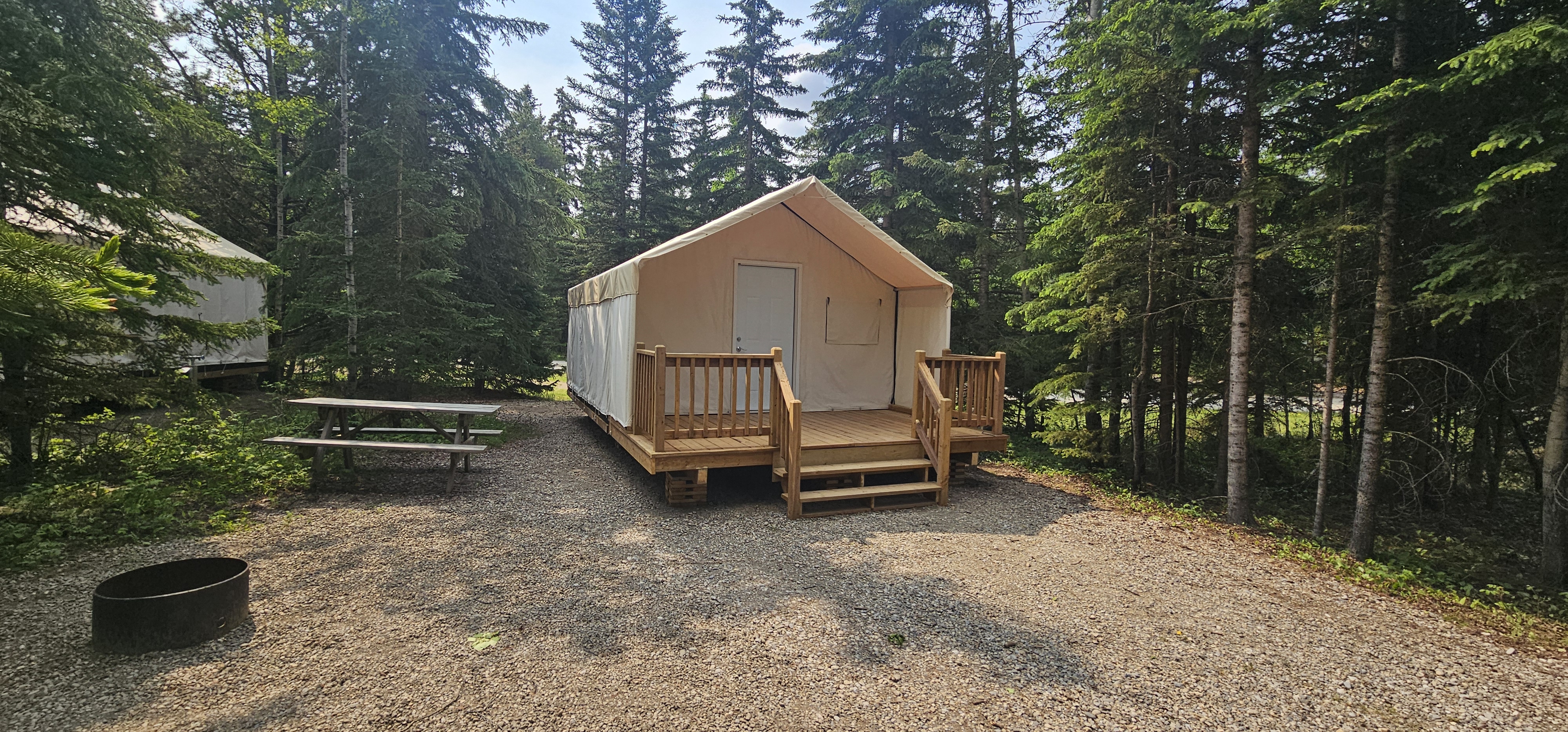 Glamping TWIN Inside